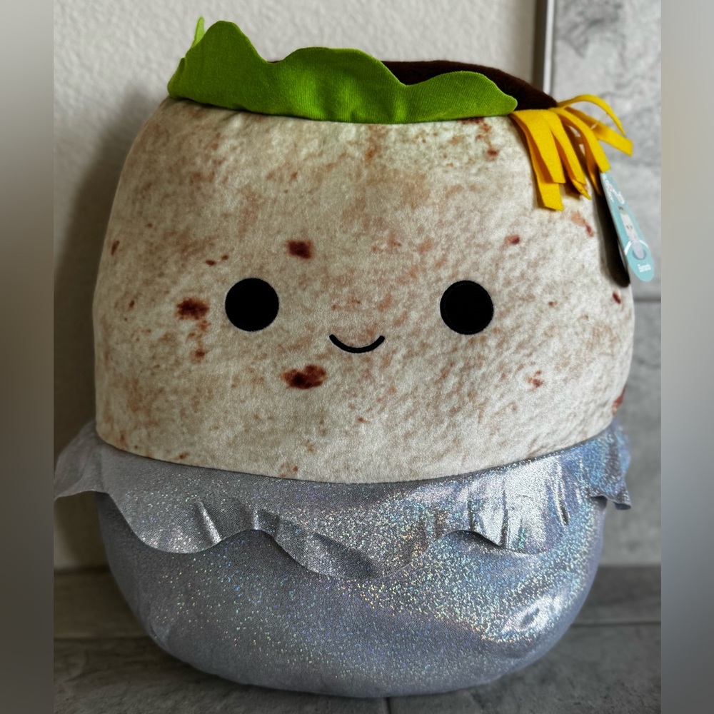 NEW / TAG 16” Original SQUISHMALLOWS  Bernardo the Burrito Plush STUFFED TOYS